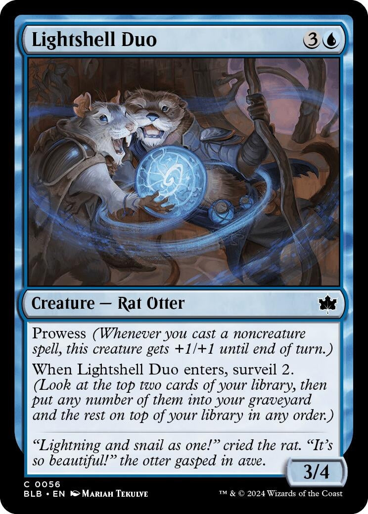 Lightshell Duo (56) (Bloomburrow) (Foil)