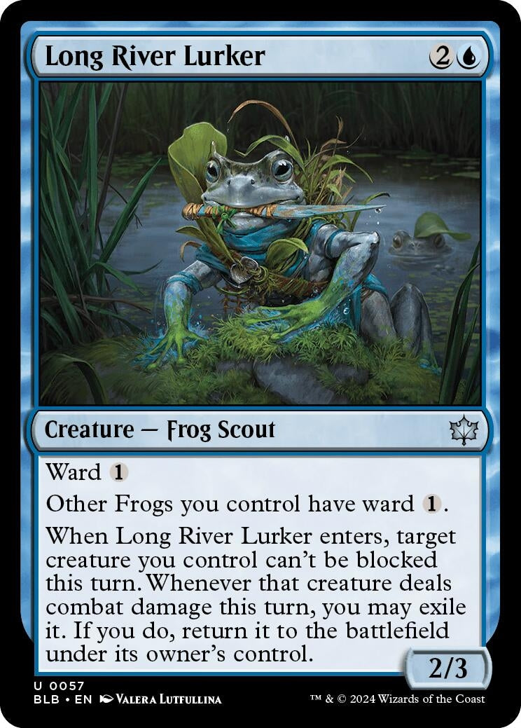Long River Lurker (57) (Bloomburrow) (Foil)