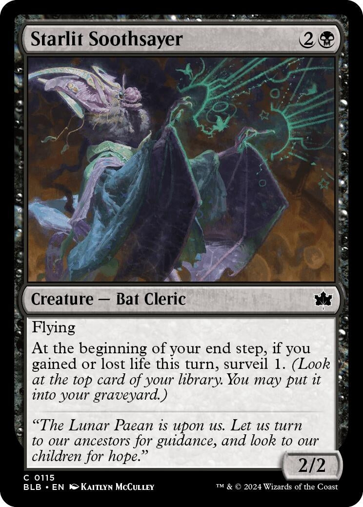 Starlit Soothsayer (115) (Bloomburrow)