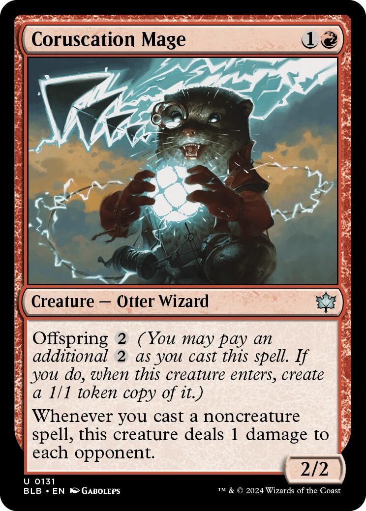 Coruscation Mage (131) (Bloomburrow)