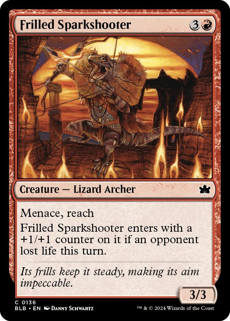 Frilled Sparkshooter (136) (Bloomburrow)