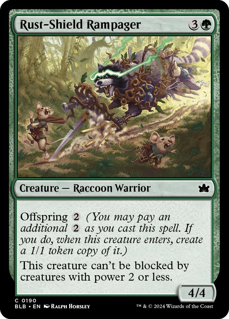 Rust-Shield Rampager (190) (Bloomburrow) (Foil)