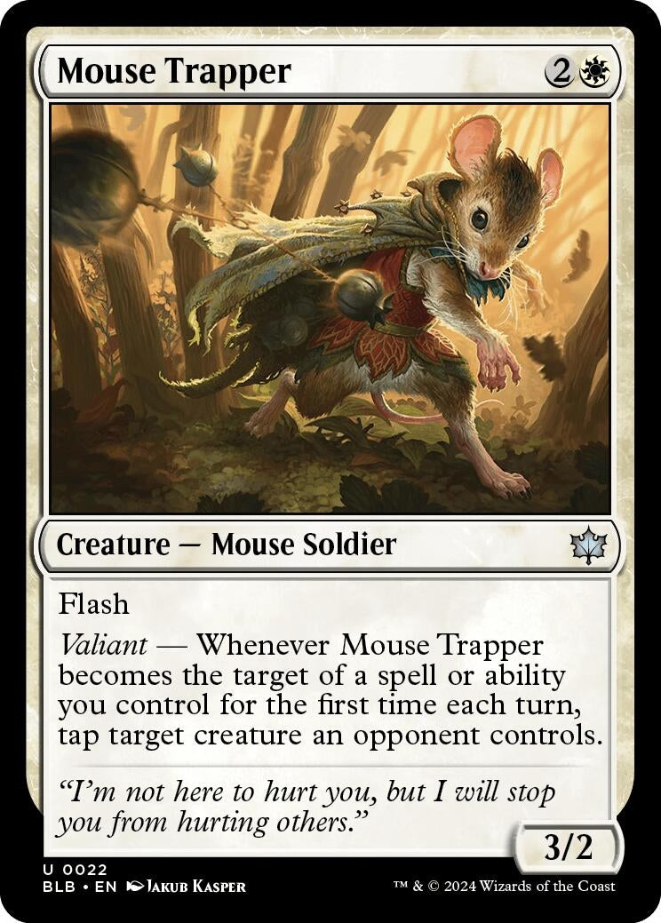 Mouse Trapper (22) (Bloomburrow) (Foil)