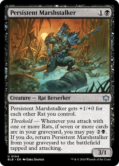 Persistent Marshstalker (104) (Bloomburrow)