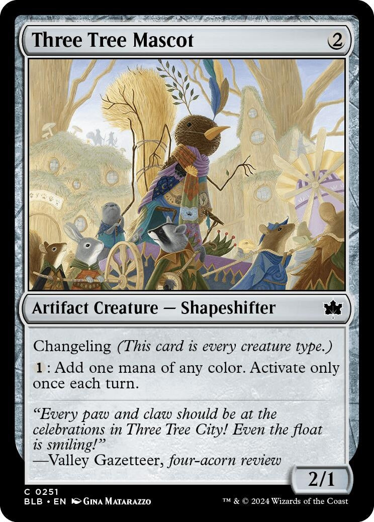 Three Tree Mascot (251) (Bloomburrow) (Foil)