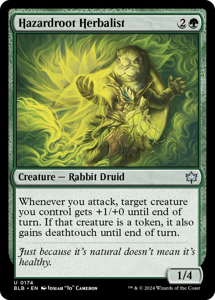Hazardroot Herbalist (174) (Bloomburrow)