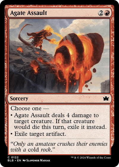 Agate Assault (122) (Bloomburrow) (Foil)