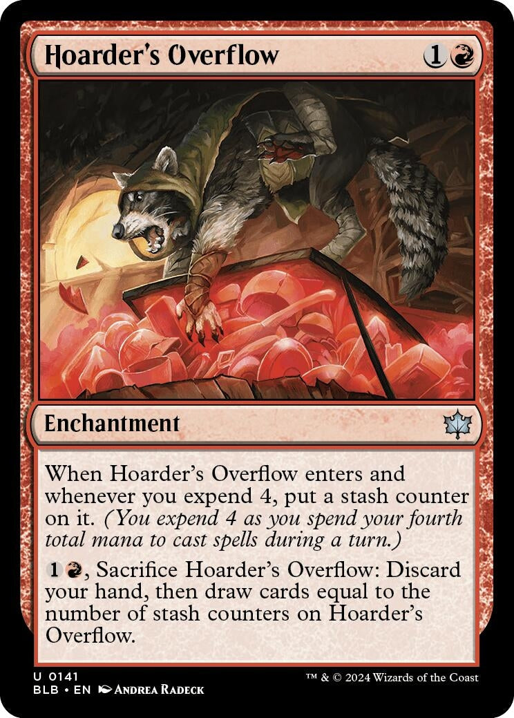 Hoarder's Overflow (141) (Bloomburrow)