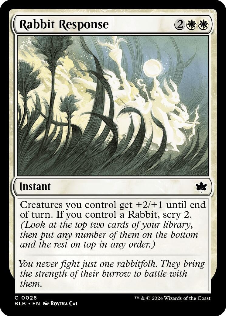 Rabbit Response (26) (Bloomburrow)