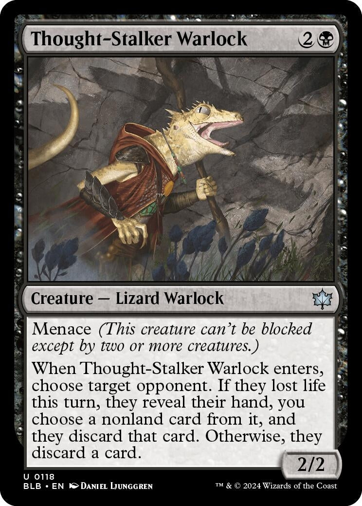 Thought-Stalker Warlock (118) (Bloomburrow) (Foil)