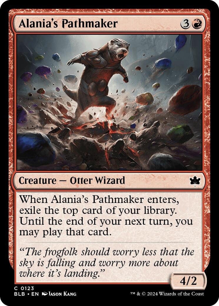Alania's Pathmaker (123) (Bloomburrow) (Foil)