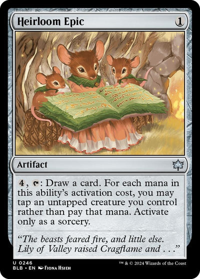 Heirloom Epic (246) (Bloomburrow) (Foil)