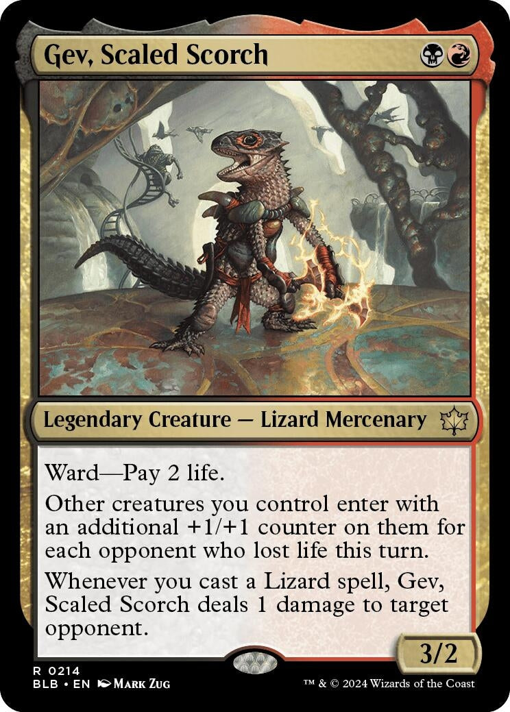 Gev, Scaled Scorch (214) (Bloomburrow)