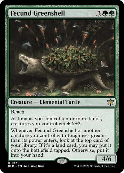 Fecund Greenshell (171) (Bloomburrow)