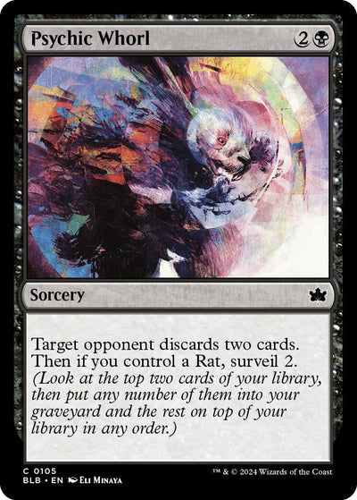 Psychic Whorl (105) (Bloomburrow) (Foil)