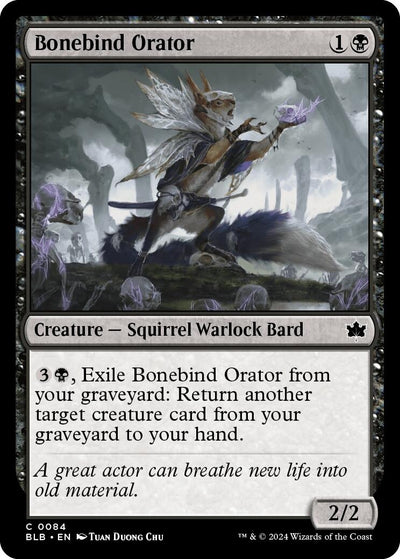 Bonebind Orator (84) (Bloomburrow) (Foil)
