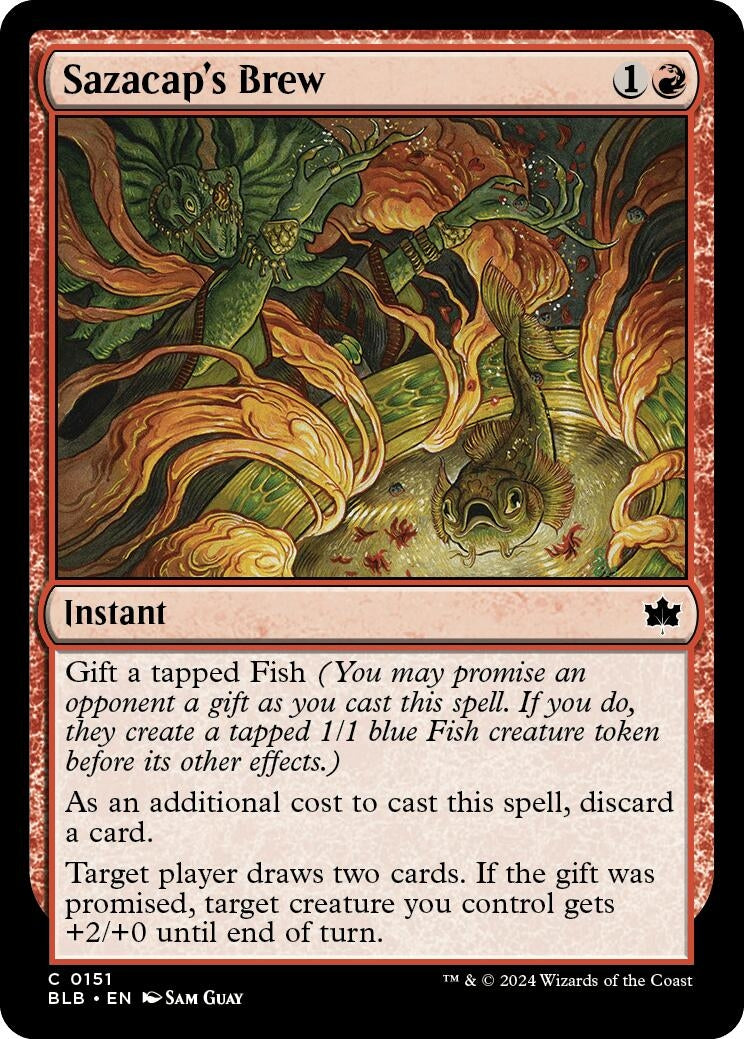Sazacap's Brew (151) (Bloomburrow) (Foil)