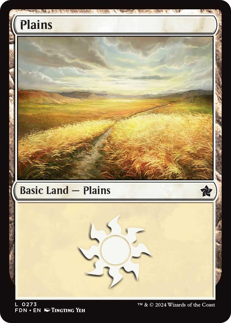 Plains (0273) (273) (Foundations) (Foil)