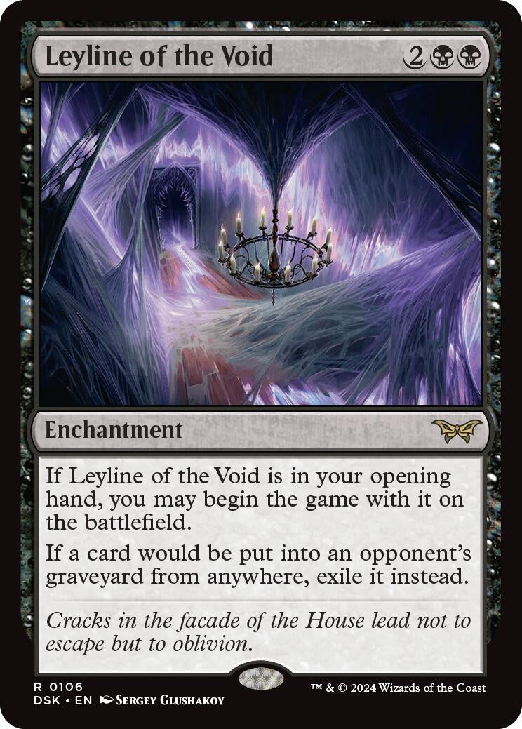 Leyline of the Void (106) (Duskmourn: House of Horror) (Foil)