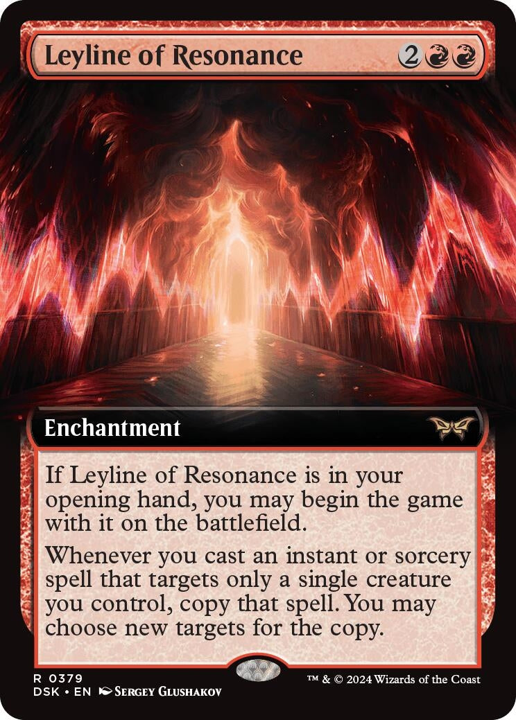 Leyline of Resonance (Extended Art) (379) (Duskmourn: House of Horror)