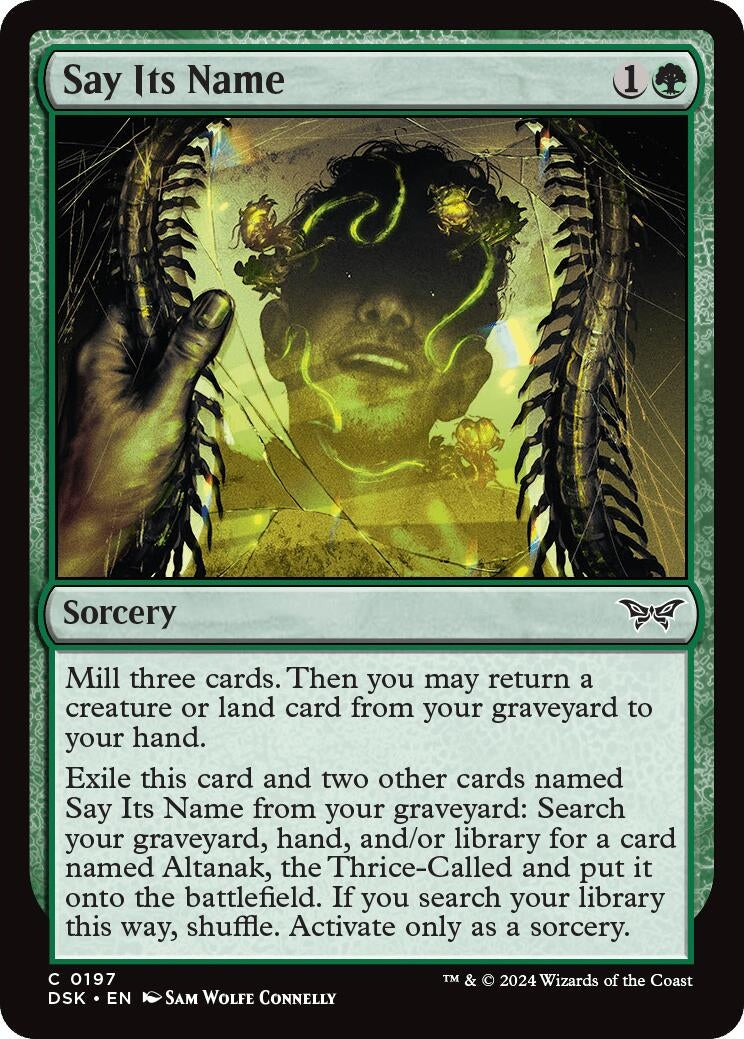 Say Its Name (197) (Duskmourn: House of Horror) (Foil)
