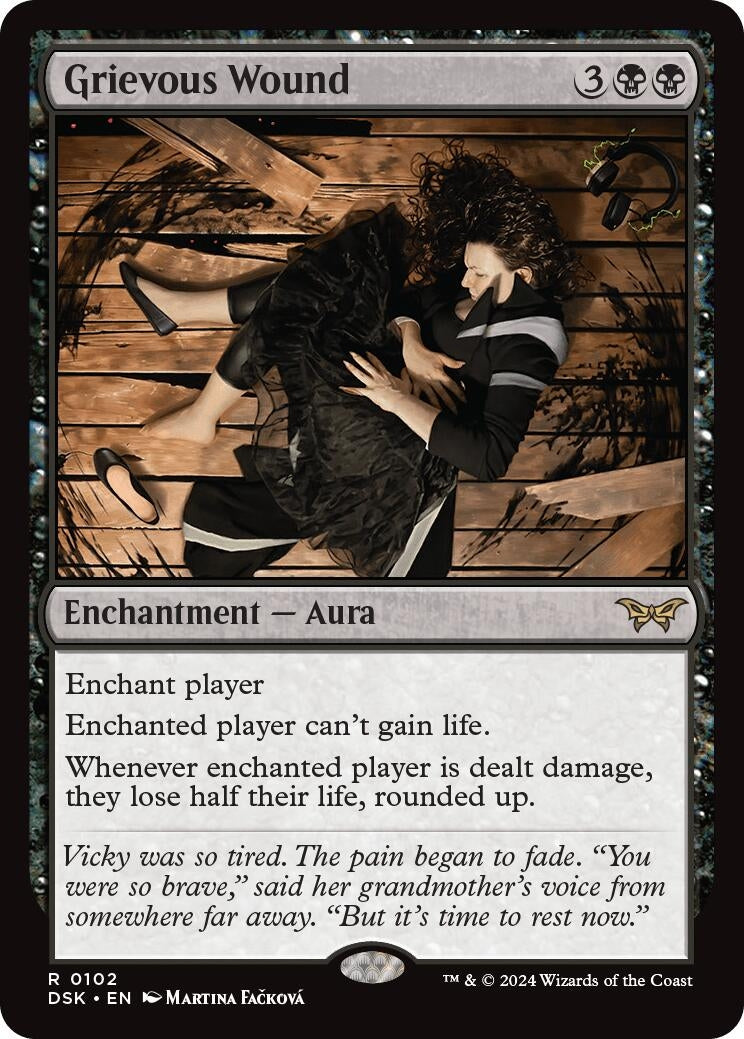 Grievous Wound (102) (Duskmourn: House of Horror) (Foil)