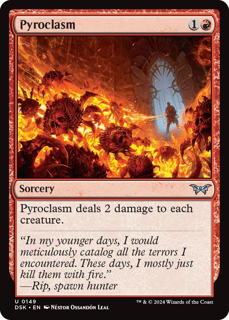 Pyroclasm (149) (Duskmourn: House of Horror) (Foil)