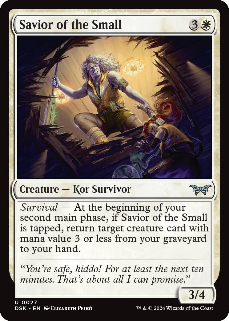Savior of the Small (27) (Duskmourn: House of Horror) (Foil)