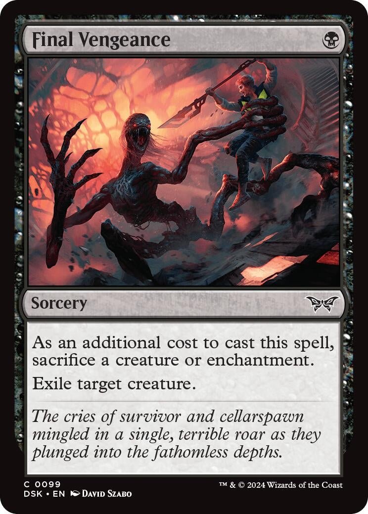 Final Vengeance (99) (Duskmourn: House of Horror) (Foil)
