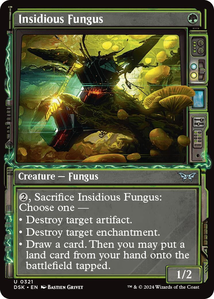 Insidious Fungus (Showcase) (321) (Duskmourn: House of Horror) (Foil)