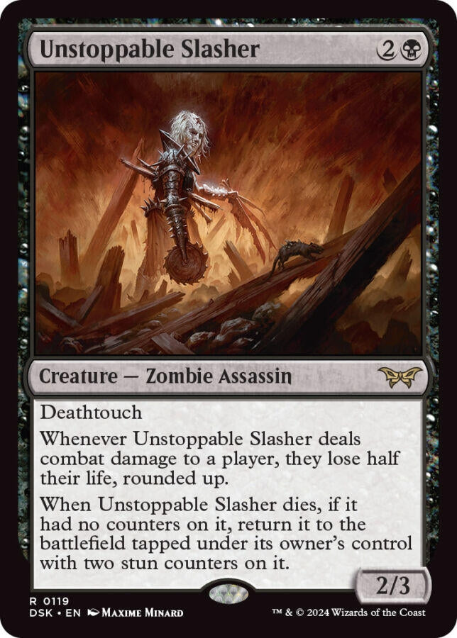 Unstoppable Slasher (0119) (119) (Duskmourn: House of Horror) (Foil)