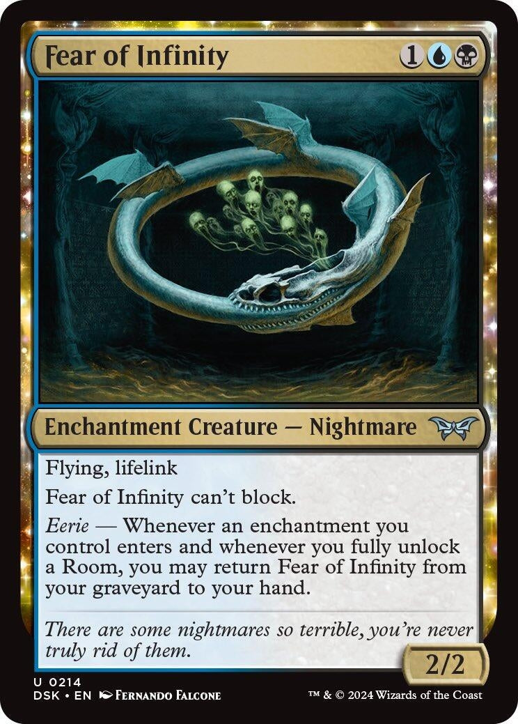 Fear of Infinity (214) (Duskmourn: House of Horror) (Foil)