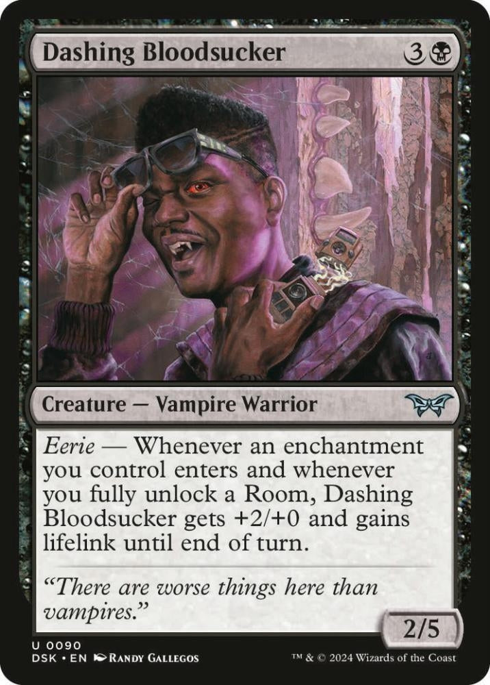 Dashing Bloodsucker (90) (Duskmourn: House of Horror) (Foil)