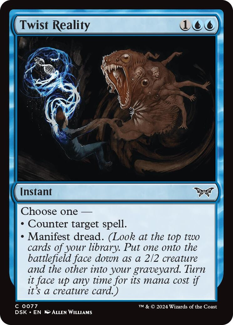 Twist Reality (77) (Duskmourn: House of Horror) (Foil)