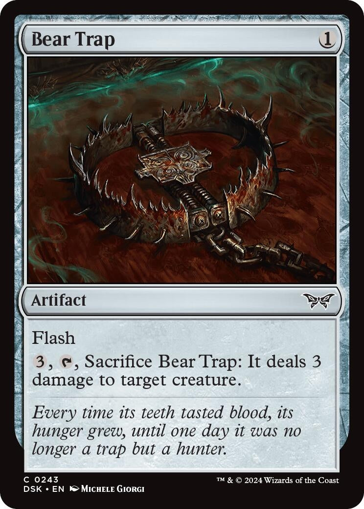 Bear Trap (243) (Duskmourn: House of Horror)