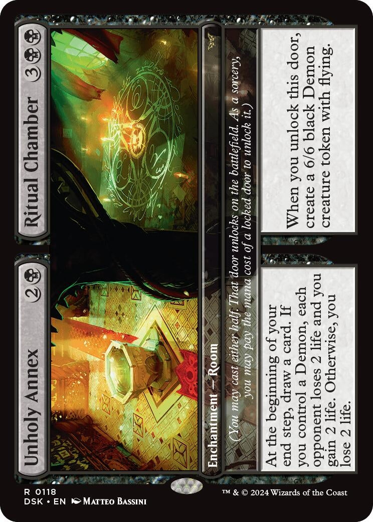 Unholy Annex // Ritual Chamber (118) (Duskmourn: House of Horror) (Foil)