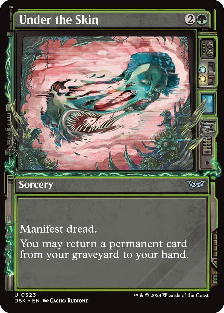 Under the Skin (Showcase) (323) (Duskmourn: House of Horror) (Foil)