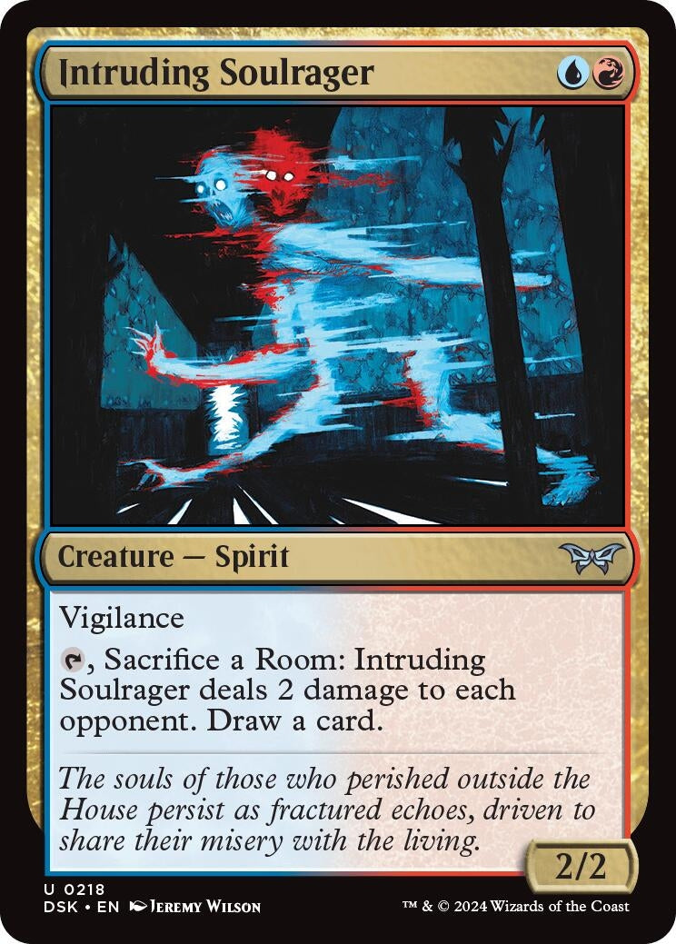 Intruding Soulrager (218) (Duskmourn: House of Horror) (Foil)