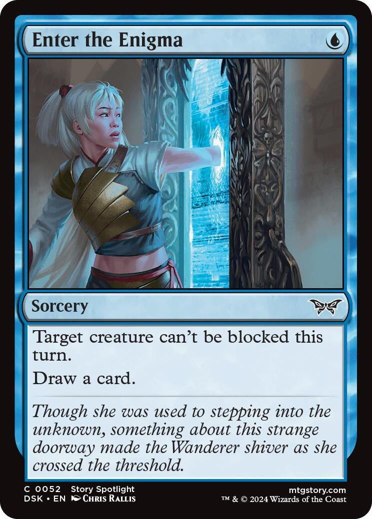Enter the Enigma (52) (Duskmourn: House of Horror) (Foil)