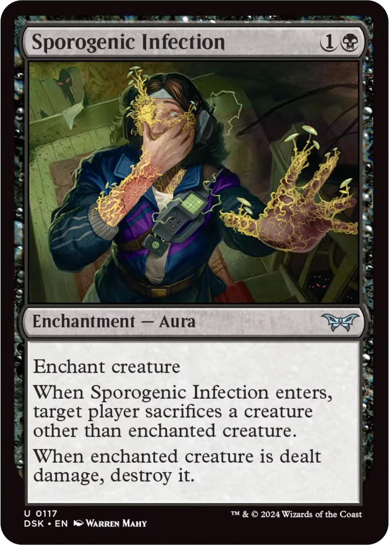 Sporogenic Infection (117) (Duskmourn: House of Horror) (Foil)