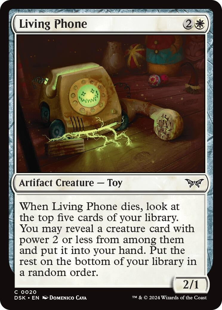 Living Phone (20) (Duskmourn: House of Horror) (Foil)