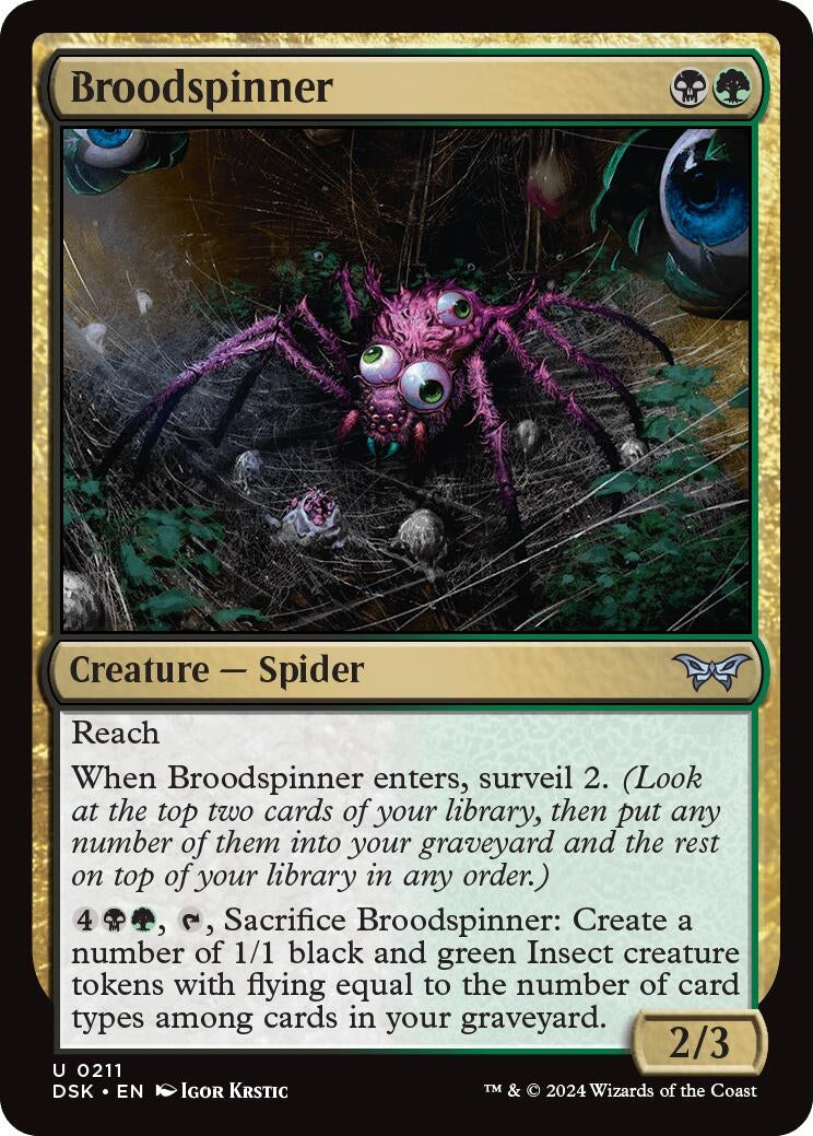 Broodspinner (211) (Duskmourn: House of Horror) (Foil)