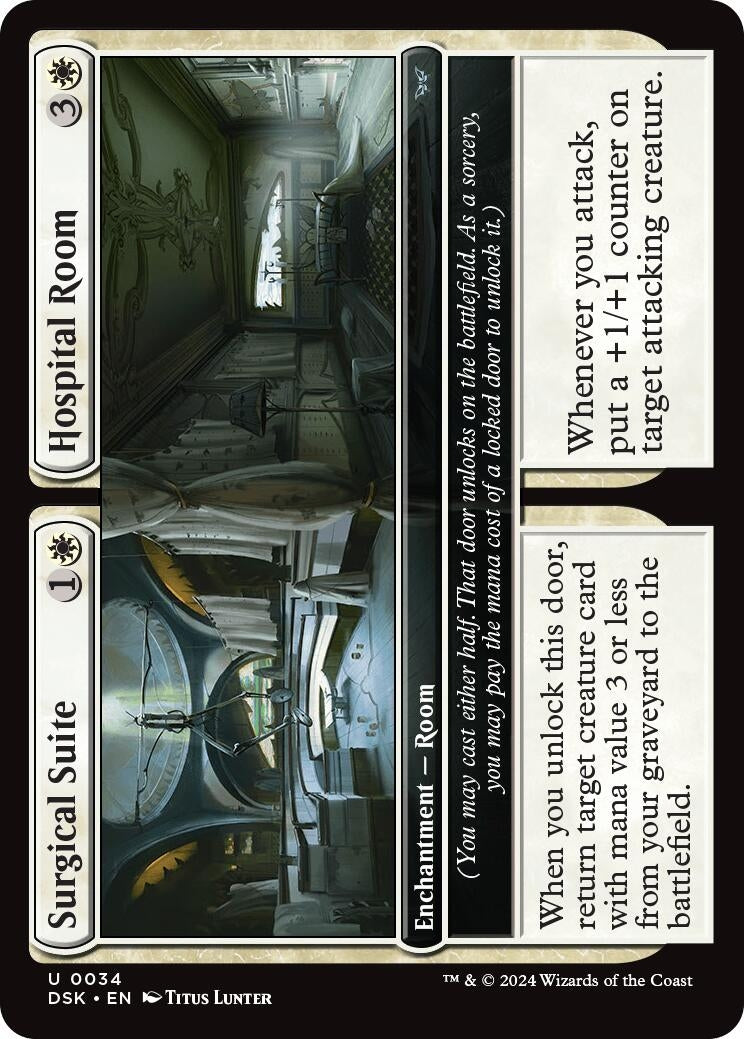 Surgical Suite // Hospital Room (34) (Duskmourn: House of Horror) (Foil)