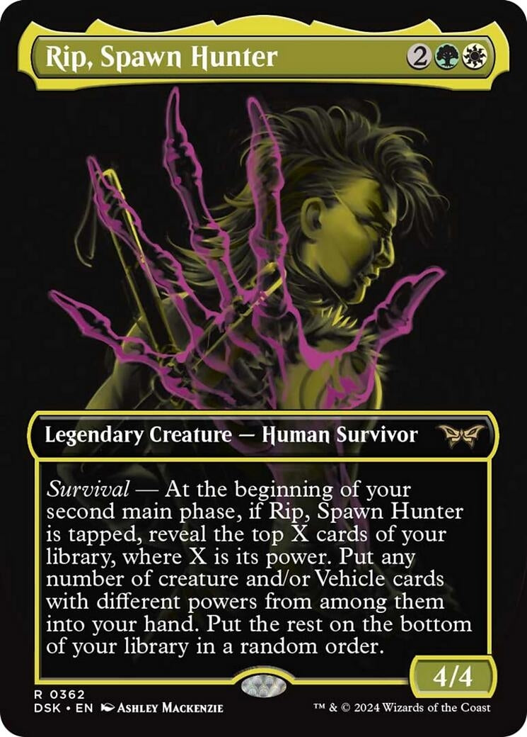 Rip, Spawn Hunter (Showcase) (362) (Duskmourn: House of Horror) (Foil)