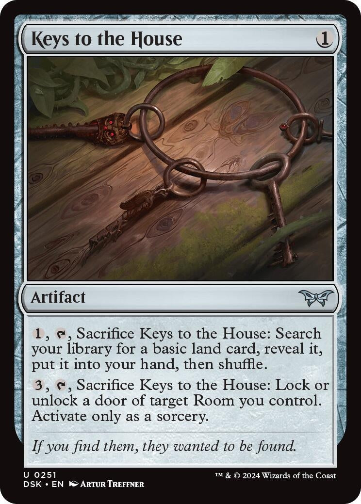 Keys to the House (251) (Duskmourn: House of Horror) (Foil)