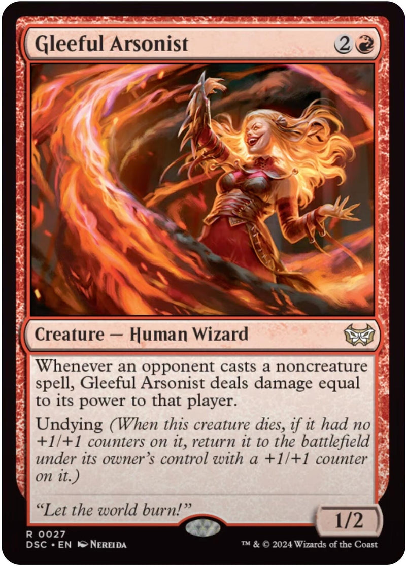 Gleeful Arsonist (27) (Duskmourn: House of Horror)