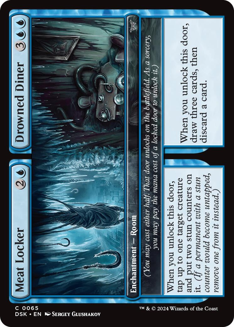 Meat Locker // Drowned Diner (65) (Duskmourn: House of Horror) (Foil)