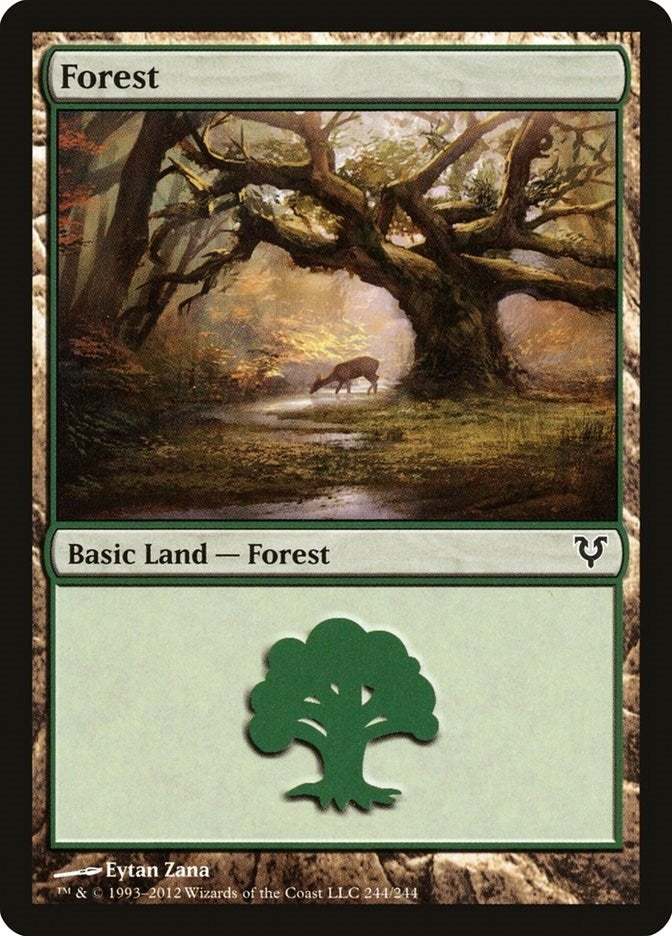 Forest (244) (244) (Avacyn Restored)