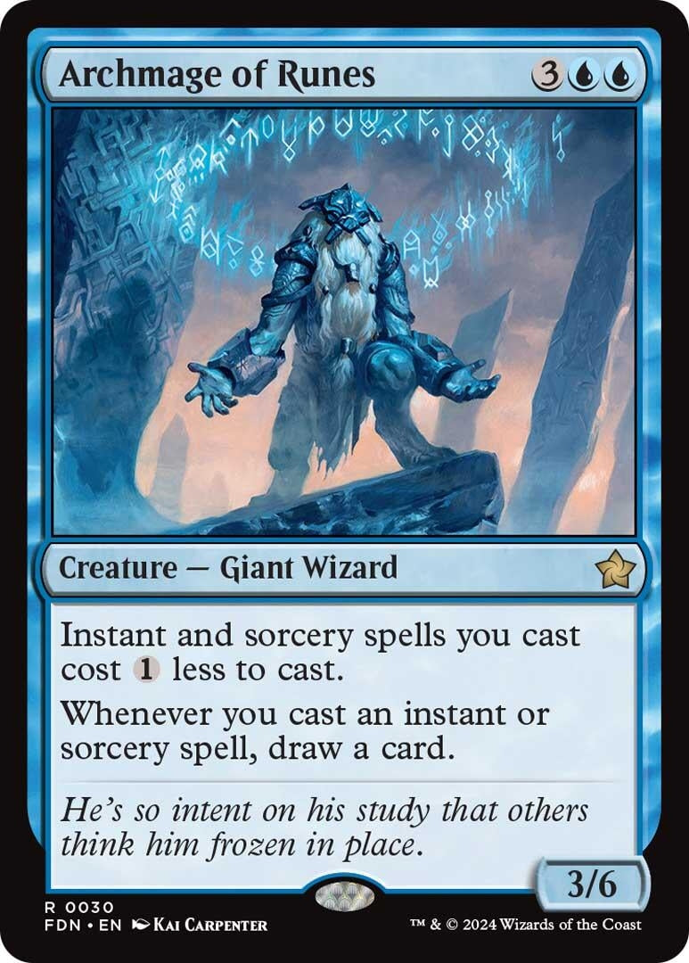 Archmage of Runes (30) (Foundations) (Foil)