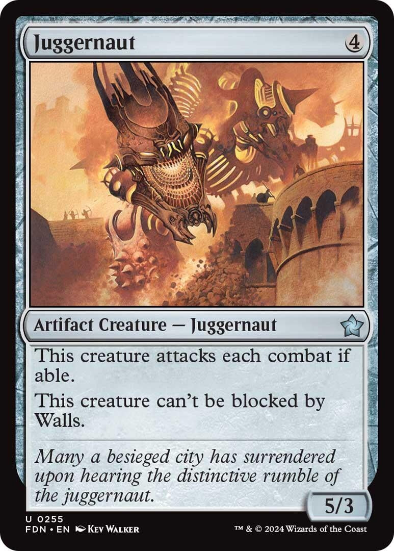 Juggernaut (255) (Foundations) (Foil)
